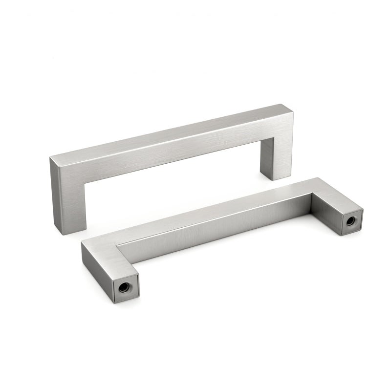 homdiy 25 Pack 4 Inch Brushed Nickel Cabinet Pulls Stainless Steel Kitchen Dresser Hardware for Drawer, Cupboard - Image 1